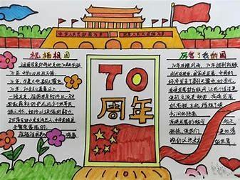 建党一百周年绘画 建党100周年手抄报图片