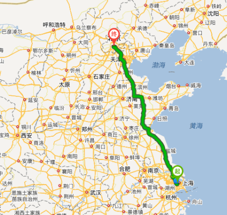 京沪高速公路地图 京沪高速地图